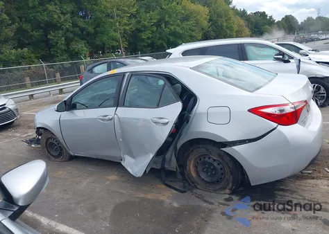 2015 Toyota Corolla L из США, поврежденный, VIN 2T1BURHE9FC377863